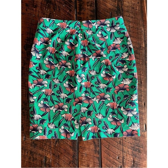 J crew floral pencil skirt size 6 - Picture 4 of 10